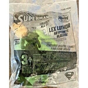 Sonic Wacky Pack Kids Meal Lex Luthor Kryptonite Blaster Toy